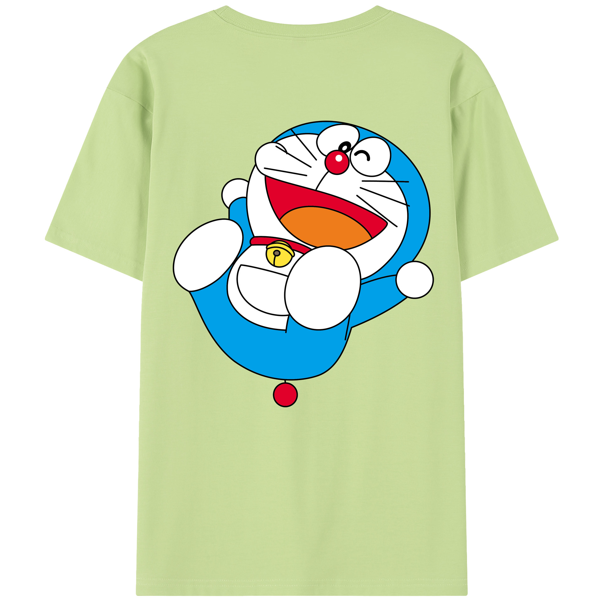 （画像用） ドラえもん Doraemon 綿100％半袖Tシャツ（背面プリント）